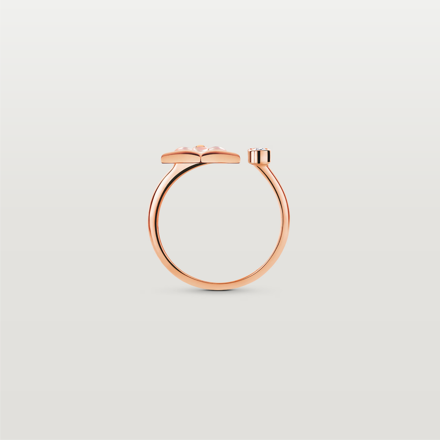 Color Blossom Mini Star Ring, Rose Gold