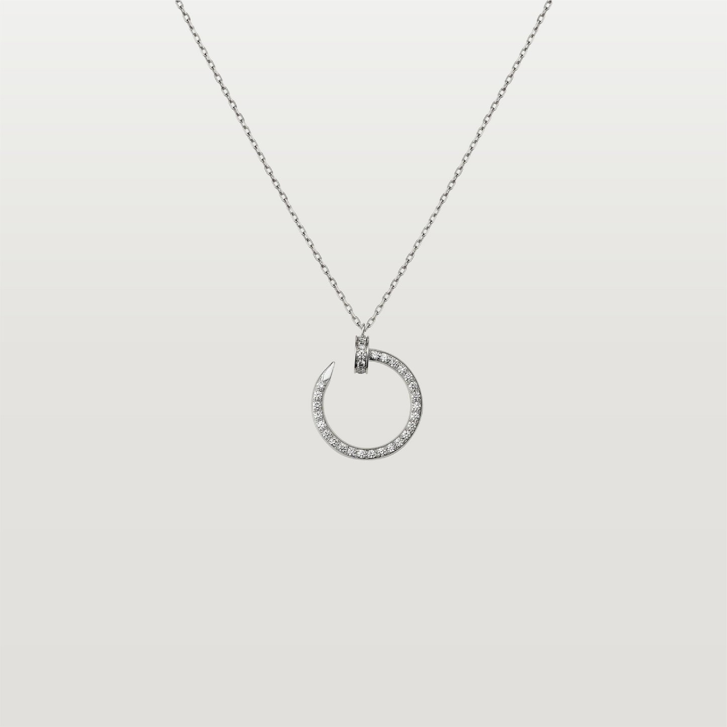 Juste Un Clou Pendant With Diamons