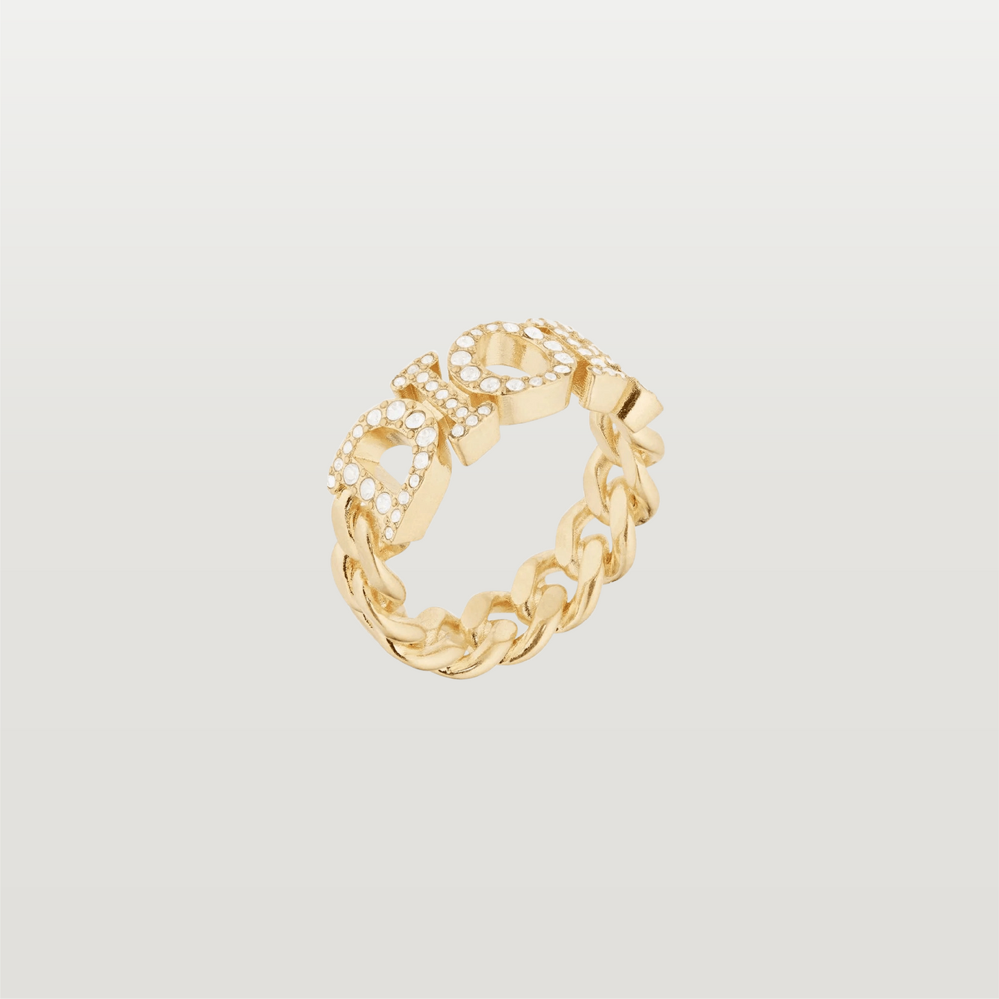 CD Icon Chain Link Ring