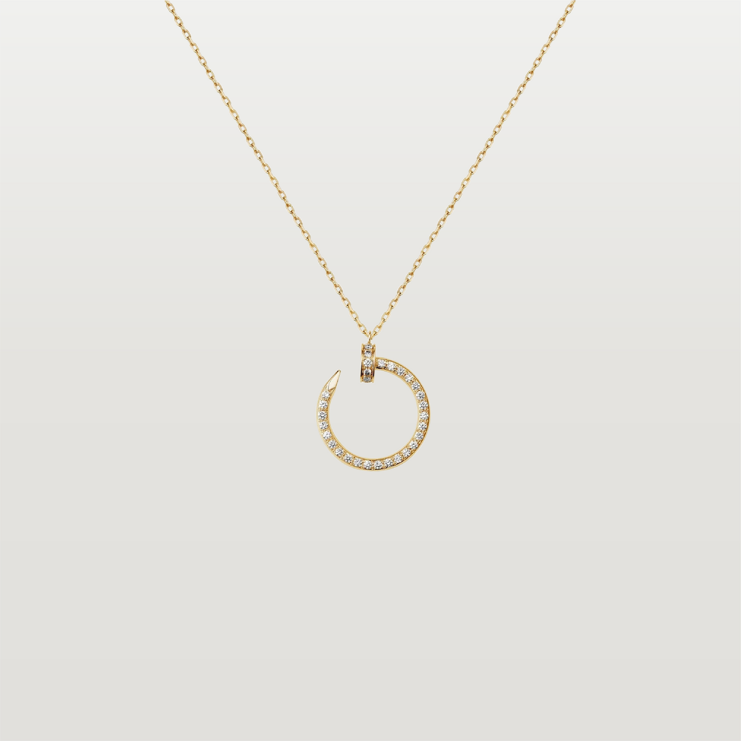 Juste Un Clou Pendant With Diamons