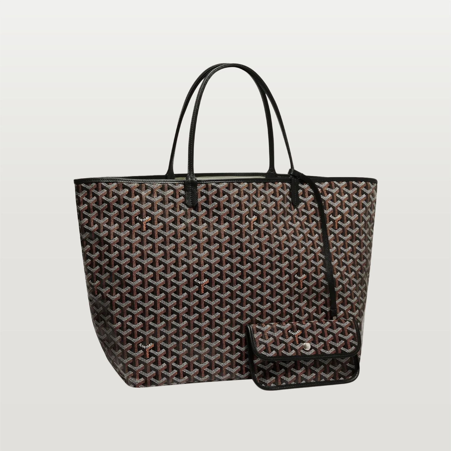 Goyardine Chevroches Calf Saint Louis PM Tote