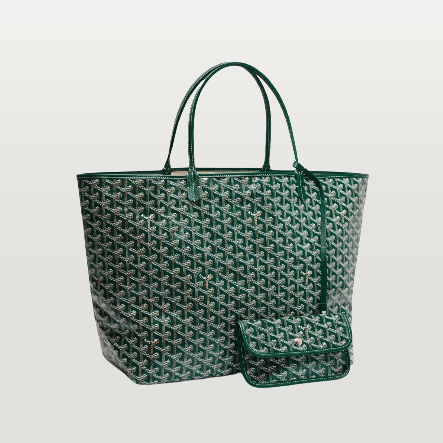 Goyardine Chevroches Calf Saint Louis PM Tote