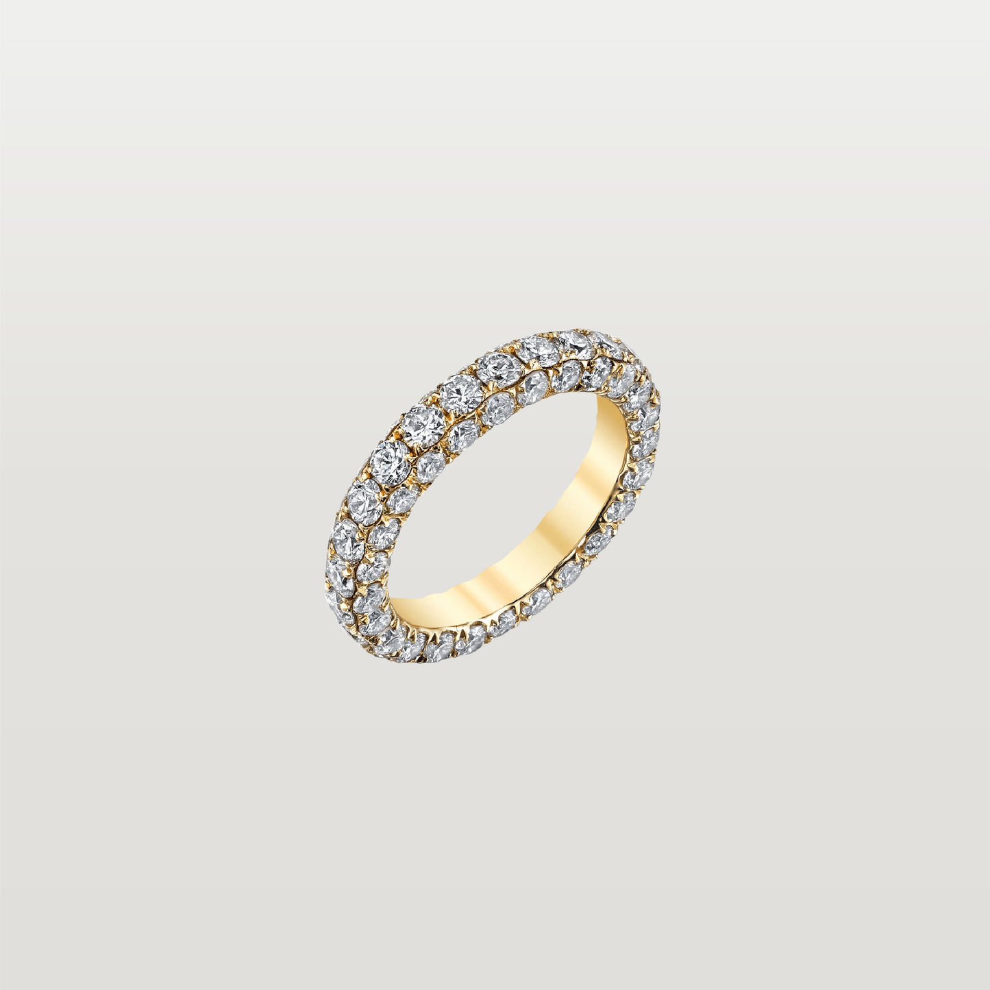 Diamond 3 Sides Eternity Band